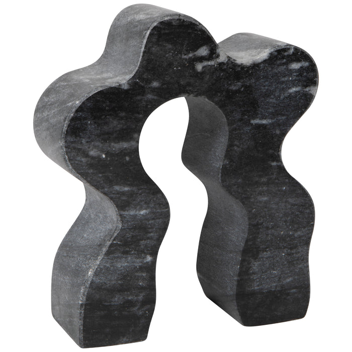 Wave Marble Bookend