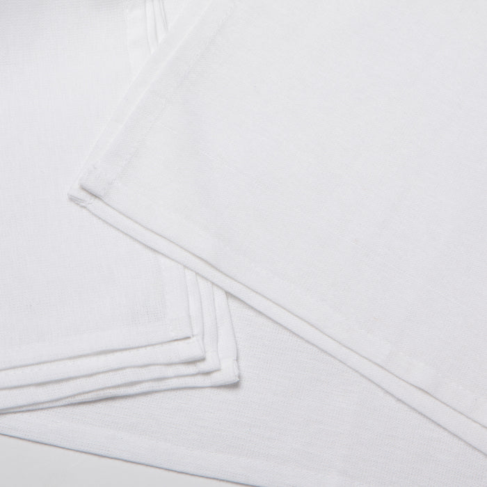 White Floursack Dishtowels Set of 3