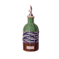 Woven Oil Pourer - Green & Brown