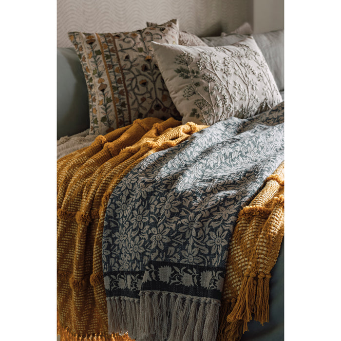 Yarrow Embroidered Pillow 16 x 24 inch