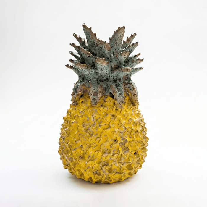 Yellow Pineapple 23cm Vase