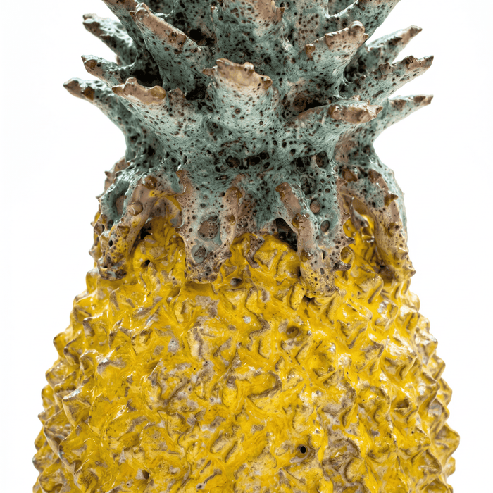 Yellow Pineapple 23cm Vase