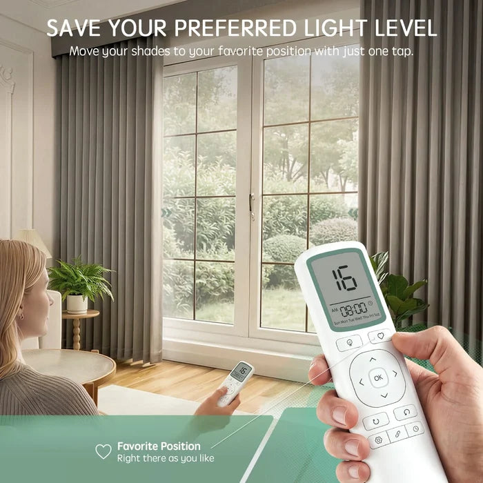 Control the curtain hovering position at any time