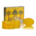 4 bars of Ortigia Sicilia soap with Sicilian themed box.