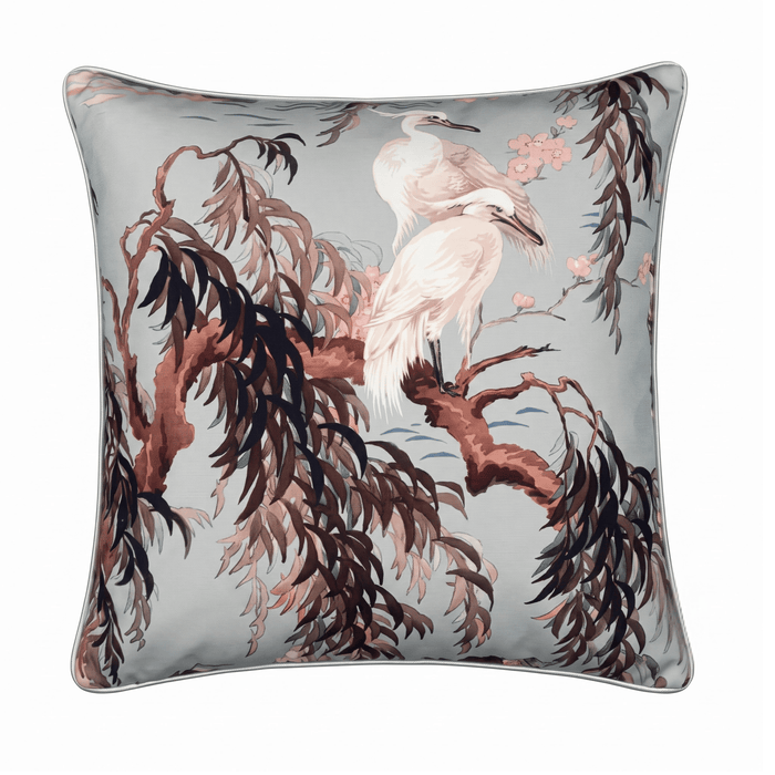 Zeus Eau de Nil 55x55cm Piped Outdoor Cushion