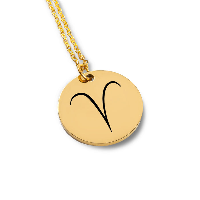 Zodiac Sign Necklace Zodiac Gifts for Friend Gold or Silver Necklace